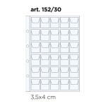 Inserti trasparenti GETTONI TELEFONICI ITALIANI a 30 tasche con intercalari 3 pz. Master Phil 1