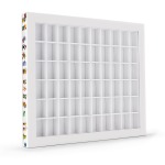 Contenitore SURPRISE in robusto cartone decorato Kinder a 60 caselle Leuchtturm 2