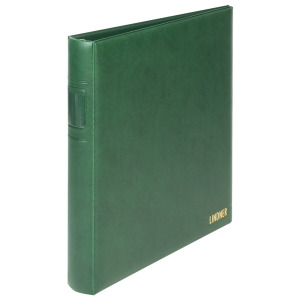 Cartella a 18 anelli STANDARD senza custodia Verde Lindner 2