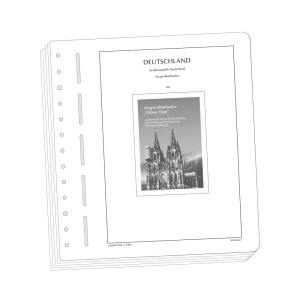 Germania Federale Crypto stamps 2024 Con taschine Leuchtturm