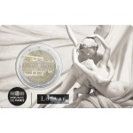 2025 2 Euro Museo del Louvre FDC in coin card Francia 2 fronte