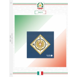 Foglio SERIE DIVISIONALE con argento ITALIA 2025 Abafil