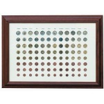 QUADRO EURO completo di monete primi 12 stati Master Phil