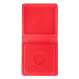 ASTUCCIO rosso in PVC imbottito per 1 Sterlina Master Phil 1