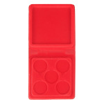 ASTUCCIO rosso in PVC imbottito per 5 Sterline Master Phil 1 Copia