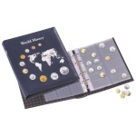 Cartella a 4 anelli WORLD MONEY con 5 fogli assortiti senza custodia Leuchtturm 1