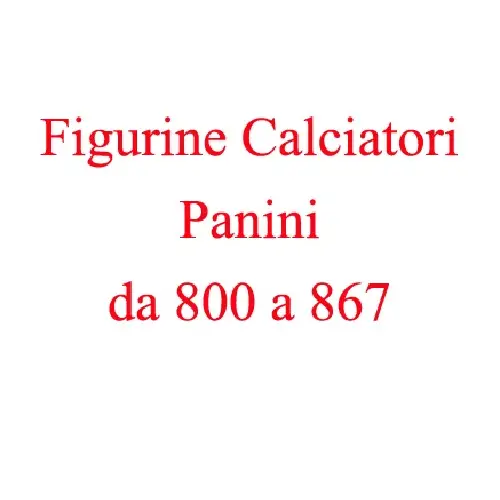 Da 800 a 867
