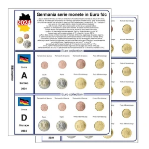 Inserti per serie Euro Germania 5 Zecche 2024 Master Phil