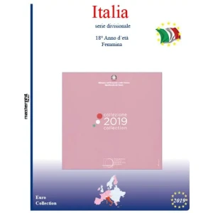 Inserto divisionale Italia 2019 Neonata femmina senza argento Master Phil