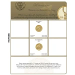 Inserto monete 1 Dollaro Innovazioni USA Zecche D e P FDC 2018 Master Phil