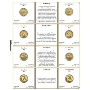 Inserto monete 1 Dollaro Innovazioni USA Zecche D e P FDC 2022 Master Phil