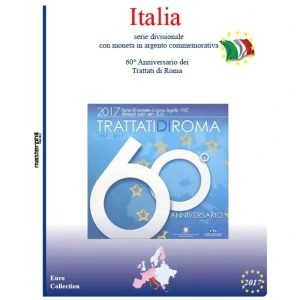 Inserto per divisionale Italia con 5 Euro argento 2017 Master Phil