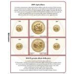 Inserto per le 2 monete 1 Dollaro Nativi USA Zecche D e P FDC 2009 2010 Master Phil