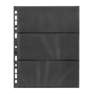 Tasche SPECIAL a 3 tasche con fondo nero 10 pz. Abafil