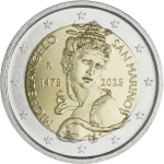 2025 2 Euro 550° della nascita di Michelangelo FDC San Marino