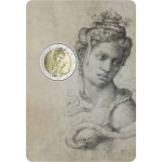 2025 2 Euro 550° della nascita di Michelangelo FDC in folder San Marino 2
