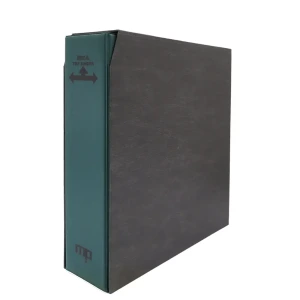 Cartella a 4 anelli MEGA TOP BINDER con custodia vuota Verde Master Phil 1