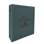 Cartella a 4 anelli MEGA TOP BINDER senza custodia vuota Verde Master Phil 1
