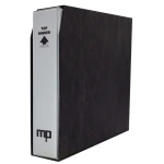 Cartella a 4 anelli MINI TOP BINDER grigia con custodia nera vuota Master Phil 1