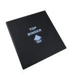 Cartella a 4 anelli MINI TOP BINDER nera senza custodia vuota Master Phil 2