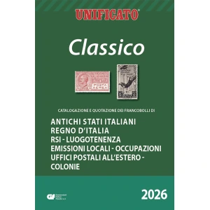 Catalogo CLASSICO ANTICHI STATI REGNO R.S.I. e COLONIE 2026 Unificato