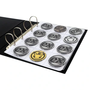 Inserti trasparenti MINI TOP BINDER a 12 tasche con pateletta 3 pz. Master Phil 1