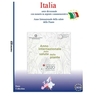 Inserto per divisionale Italia con 5 Euro argento 2020 Master Phil