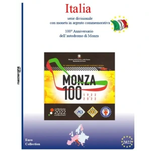 Inserto per divisionale Italia con 5 Euro argento 2022 Master Phil