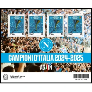 2025 Napoli campione d Italia 1 MF da 4 v. Italia