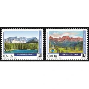 2025 Turistica XLXI serie Trentino Alto Adige solo in italiano 2 v. Italia