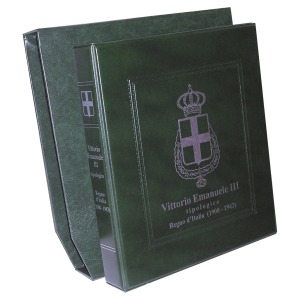 Album VITTORIO EMANUELE II completo Raccolta tipologica Verde Master Phil