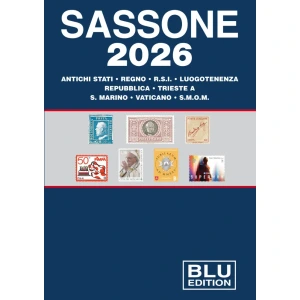Catalogo per francobolli Blu Edition 2025 Sassone