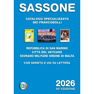Catalogo specializzato dei francobolli d Italia e dei Paesi Italiani vol. 3 2026 Sassone