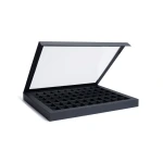 Contenitore espositore in robusto cartone nero a 60 caselle Leuchtturm 3