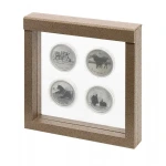 Cornice espositiva NIMBUS 150 Effetto legno Lindner 1