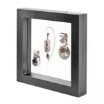 Cornice espositiva NIMBUS ECO 100 nera Lindner 4