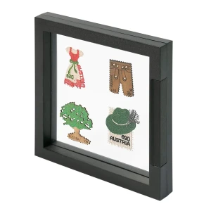Cornice espositiva NIMBUS ECO 150 nera Lindner 1