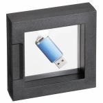 Cornice espositiva NIMBUS ECO 70 nera Lindner 5