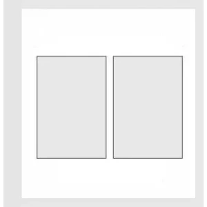 Fogli bianchi per cartoline a 2 tasche da 110x160 mm 5 pz. Bolaffi