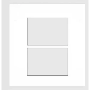 Fogli bianchi per cartoline a 2 tasche da 150x100 mm 5 pz. Bolaffi