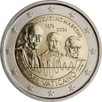 2024 2 Euro 150° della nascita di Guglielmo Marconi Vaticano