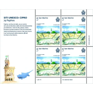 2025 Siti Unesco Cipro 1 MF da 4 v. San Marino