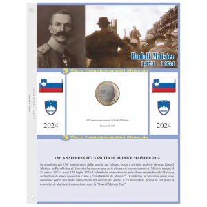 Foglio ALBUM 3 Euro SLOVENIA 2024 Abafil