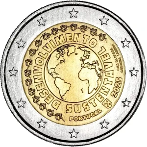2025 2 Euro Sviluppo sostenibile Portogallo