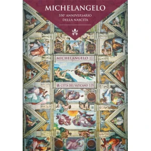 2025 550° della nascita di Michelangelo 1 BF Vaticano