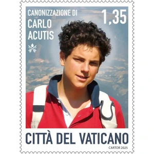 2025 Canonizzazione del Beato Carlo Acutis 1 v. E.C. di Vaticano con Italia San Marino SMOM Vaticano