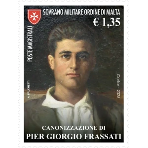 2025 Canonizzazione del Beato Pier Giorgio Frassati 1 v. E.C. di SMOM con Italia San Marino Vaticano S.M.O.M. SMOM