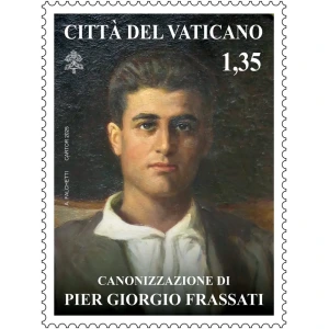 2025 Canonizzazione del Beato Pier Giorgio Frassati 1 v. E.C. di Vaticano con Italia San Marino SMOM Vaticano