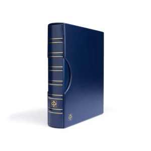 Cartella a 4 anelli GRANDE CLASSIC con custodia Blu Leuchtturm 1