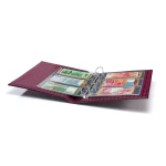 Cartella a 4 anelli GRANDE CLASSIC con custodia Bordeaux Leuchtturm 4